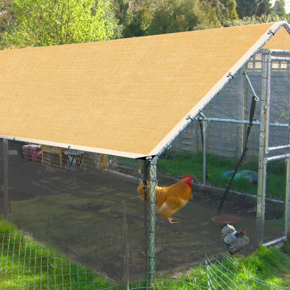 Outdoor Sun Shade Cloth Heat Resistant HDPE Sun Shade With Grommets