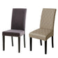 2Pcs Dining Chair Covers Stretch Seat Cover Slipcovers Washable Banquet Wedding Party-Grey
