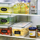 4Pcs Airtight Square Food Storage Container