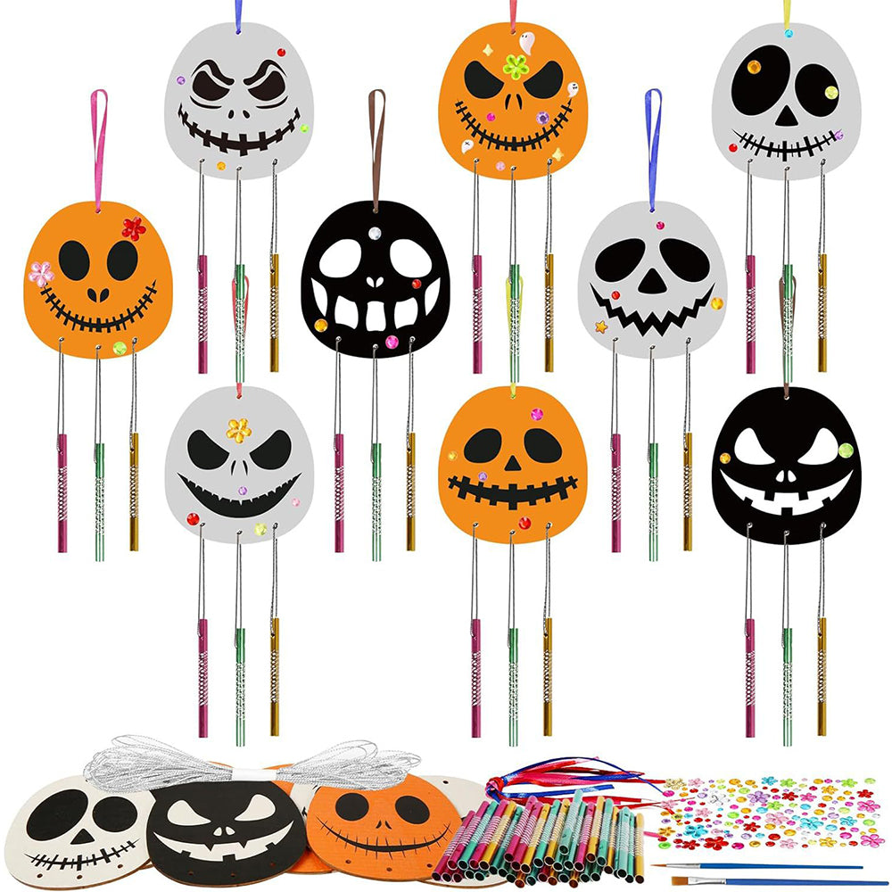 3D Rotating Ghost Wind Chime Kit for Kids Make Your Own Wind Chime Wooden Arts