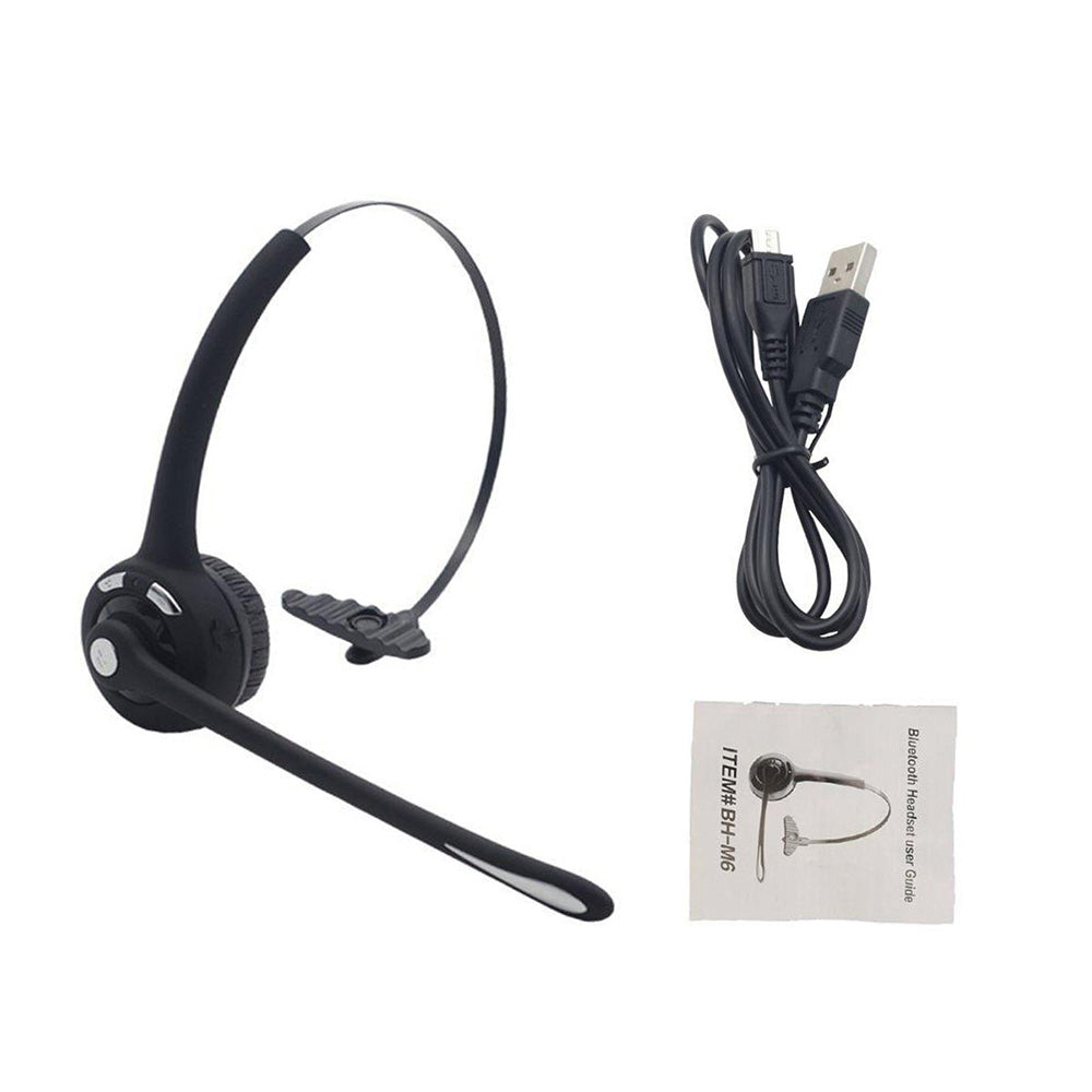 Bluetooth Headset Wireless Headset With Noise Canceling Microphone For Work