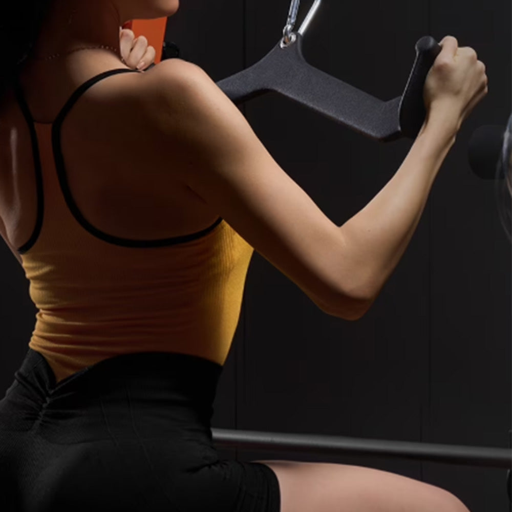 Back Exercise Pulley Attachment Lat Pulldown Handle for Cable Machine Home Gym