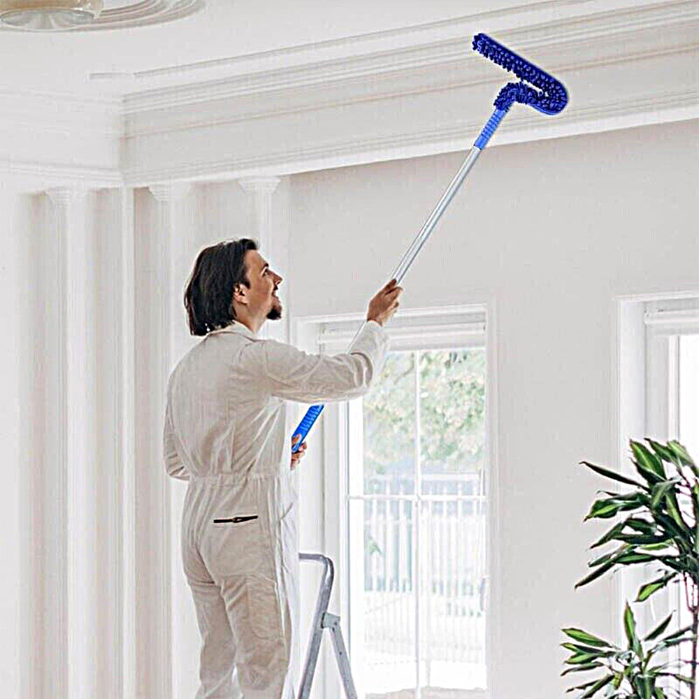 Cleaning Brush Flexible Detachable Handle Dust Cleaner Ceiling Fan Duster