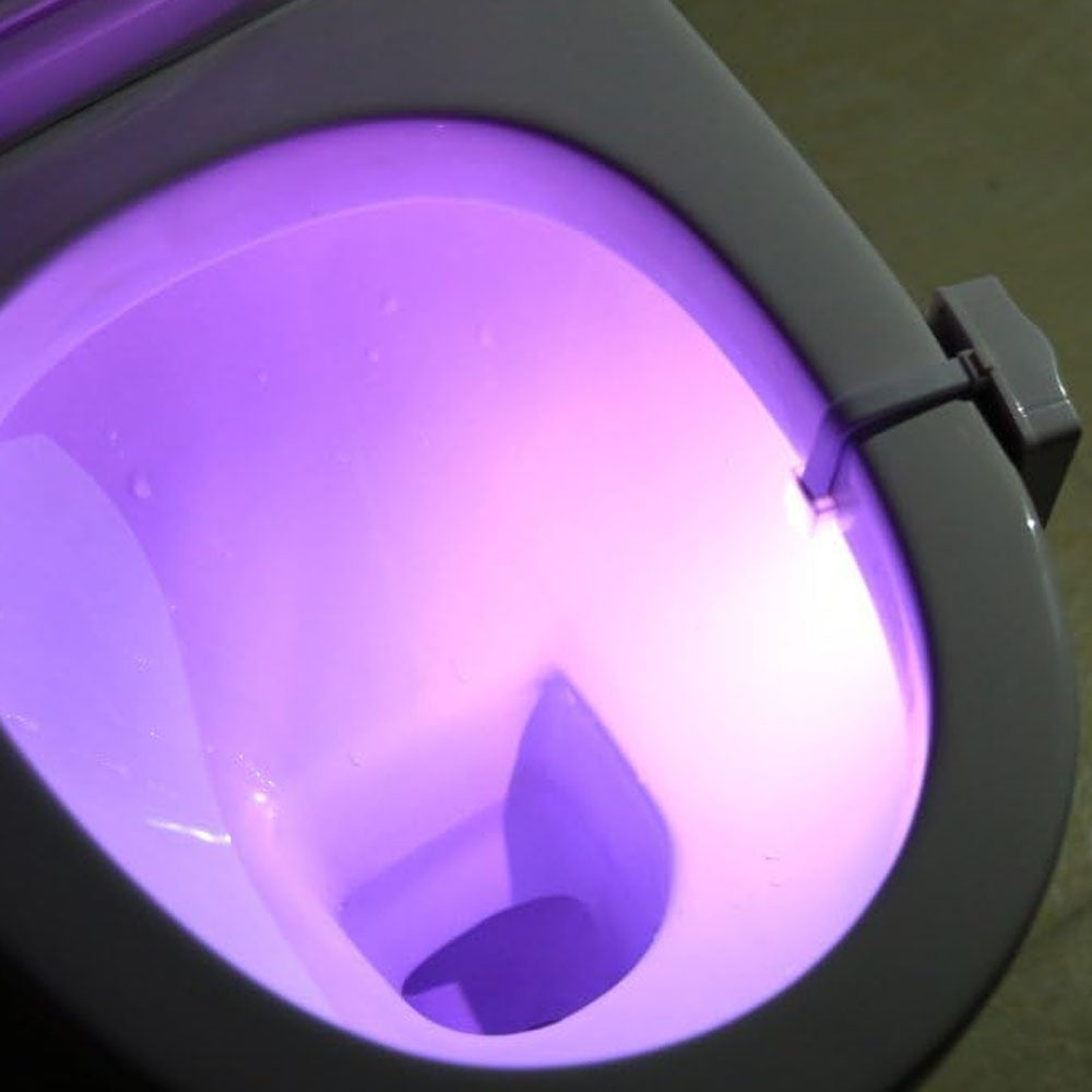 2Pcs Toilet Night Light with Star Projector Motion Sensor Activated LED Lamp