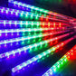 LED Meteor Shower Raindrop String Lights Solar Powered for Outdoor Decoration