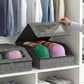 Large Capacity Hat Organizer Box Holds 30 Hats for Baseball Cap Wide Brim Cap