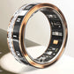 Smart Fitness Ring Health Rings Fitness Tracker Ring with Heart Rate Sleep Monitoring-Rose Gold