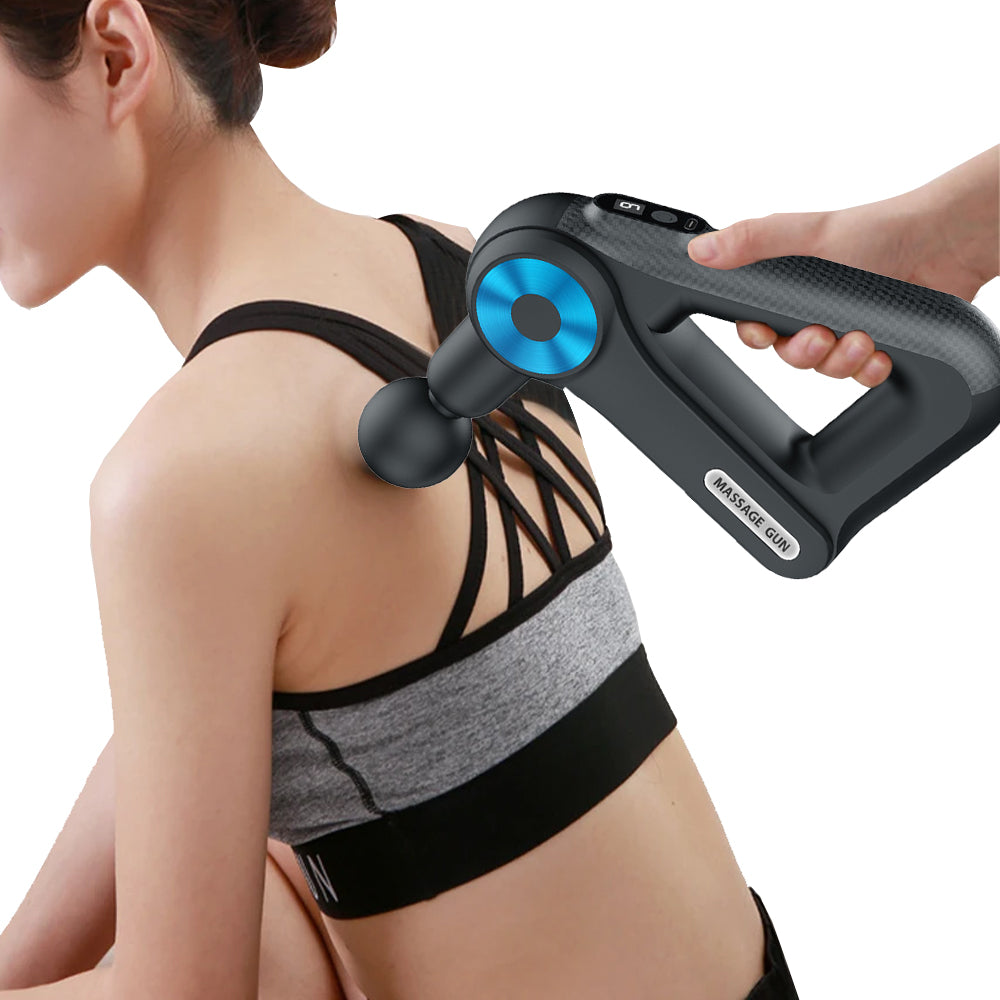 Handheld Muscle Massage Gun with 9 Massage Heads