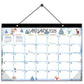Desk Calendar 18-Month from 2026 Jan- 2027 June with Corner Protectors for Office