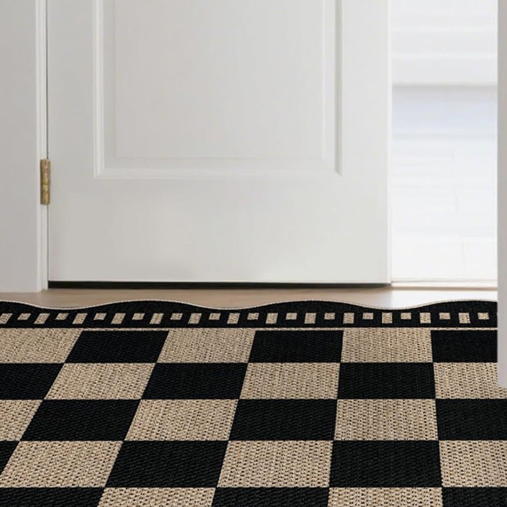 Vintage Low Pile Rug Washable Mat for Living Room Bedroom-Style 1