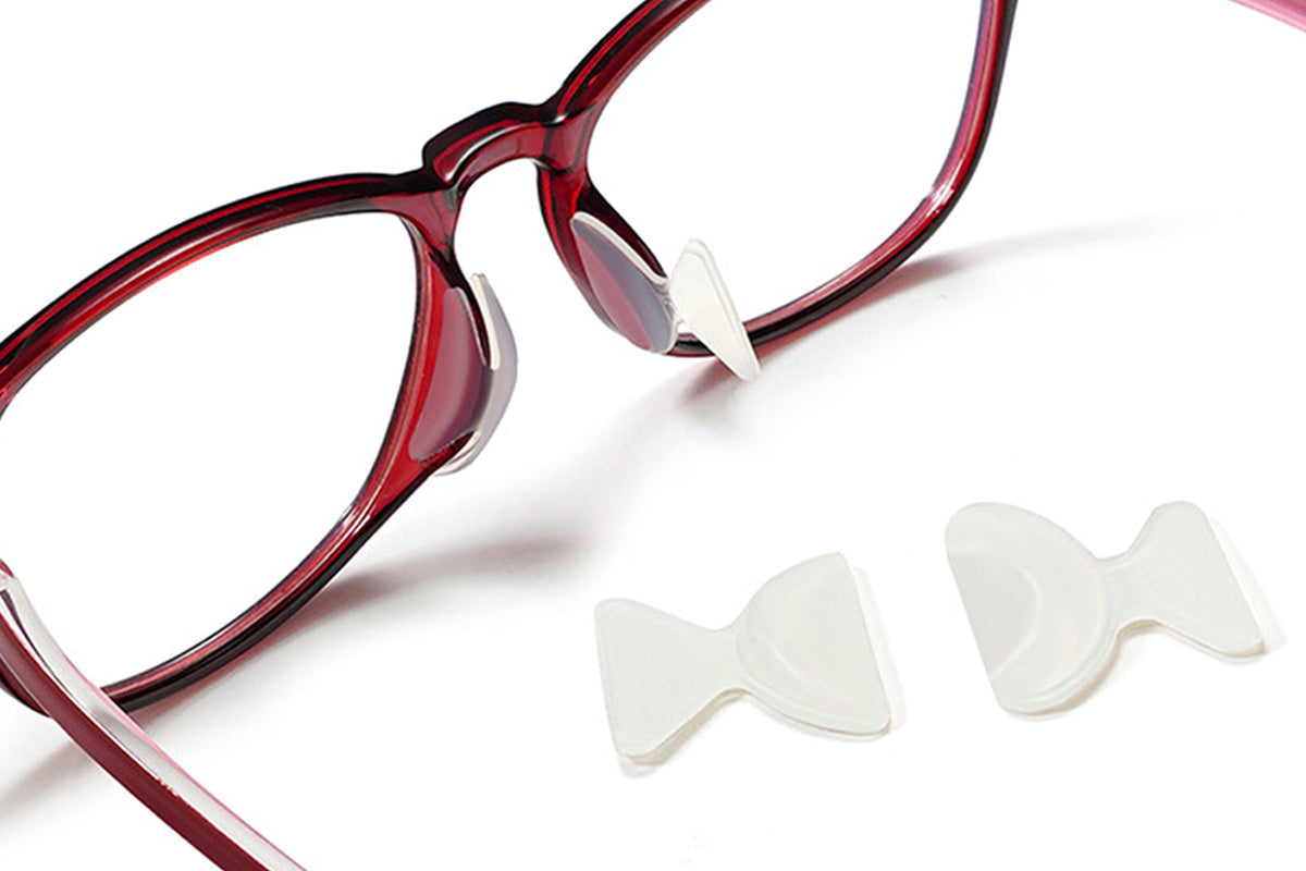 12 Pairs Eyeglass Nose Pads Stick On 1.8mm Anti Slip Adhesive Eyewear Nose Pads Cushions