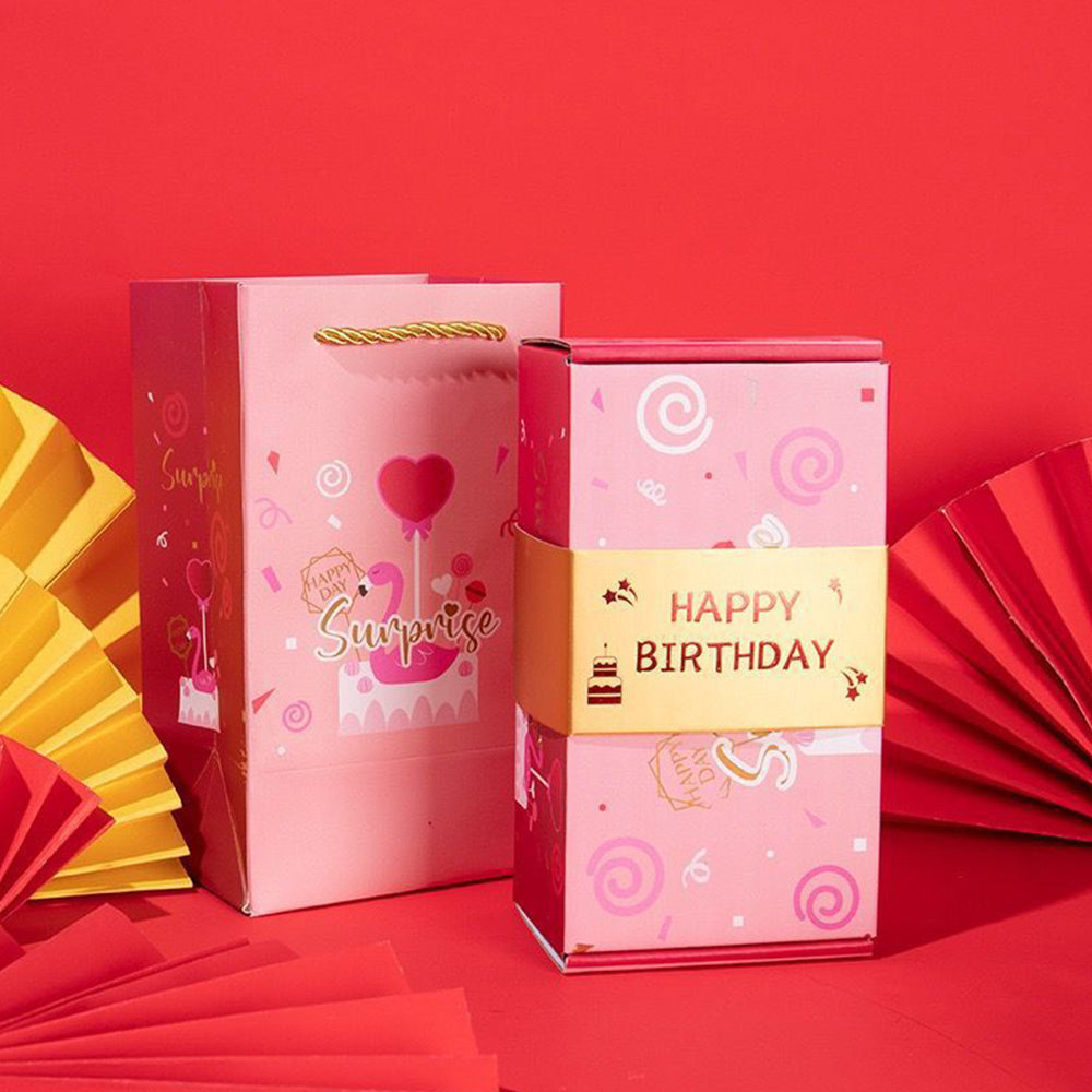 2Pcs Folding Bouncing ATM Surprise Money Bounce Jumping Box Birthday Surprise/Christmas Surprise