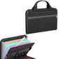 Accordion File Organizer with 13 Pocket Transparent Expanding Folder and Handle