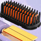 Cordless LCD Hair Straightening Brush 2-in-1 Portable Styling Tool for Travel