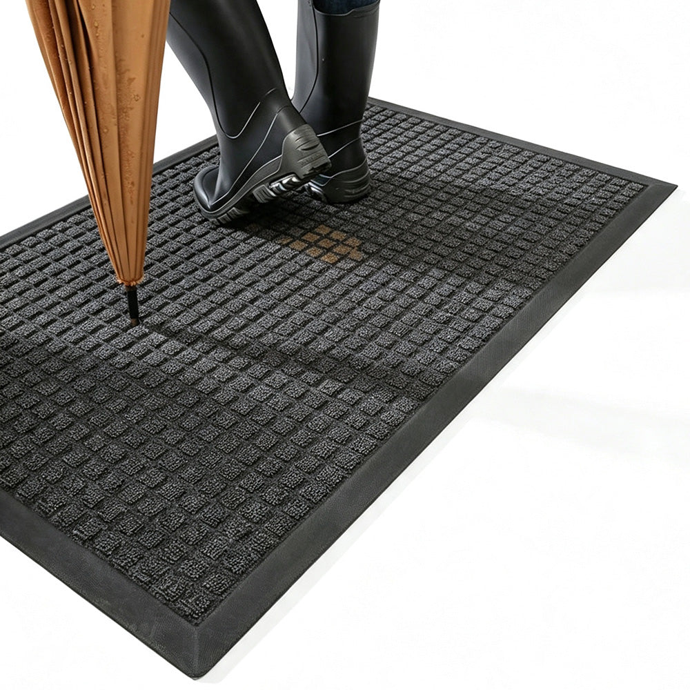 45x75cm PVC Entrance Floor Mat with Slip Resistant Rubber Backing