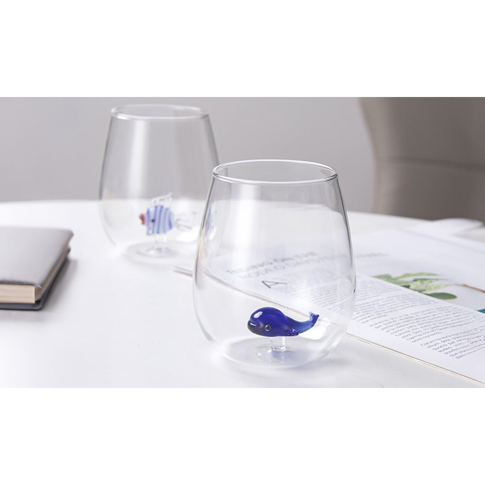 Creative Cartoon Three Dimensional Animal Glass Cup