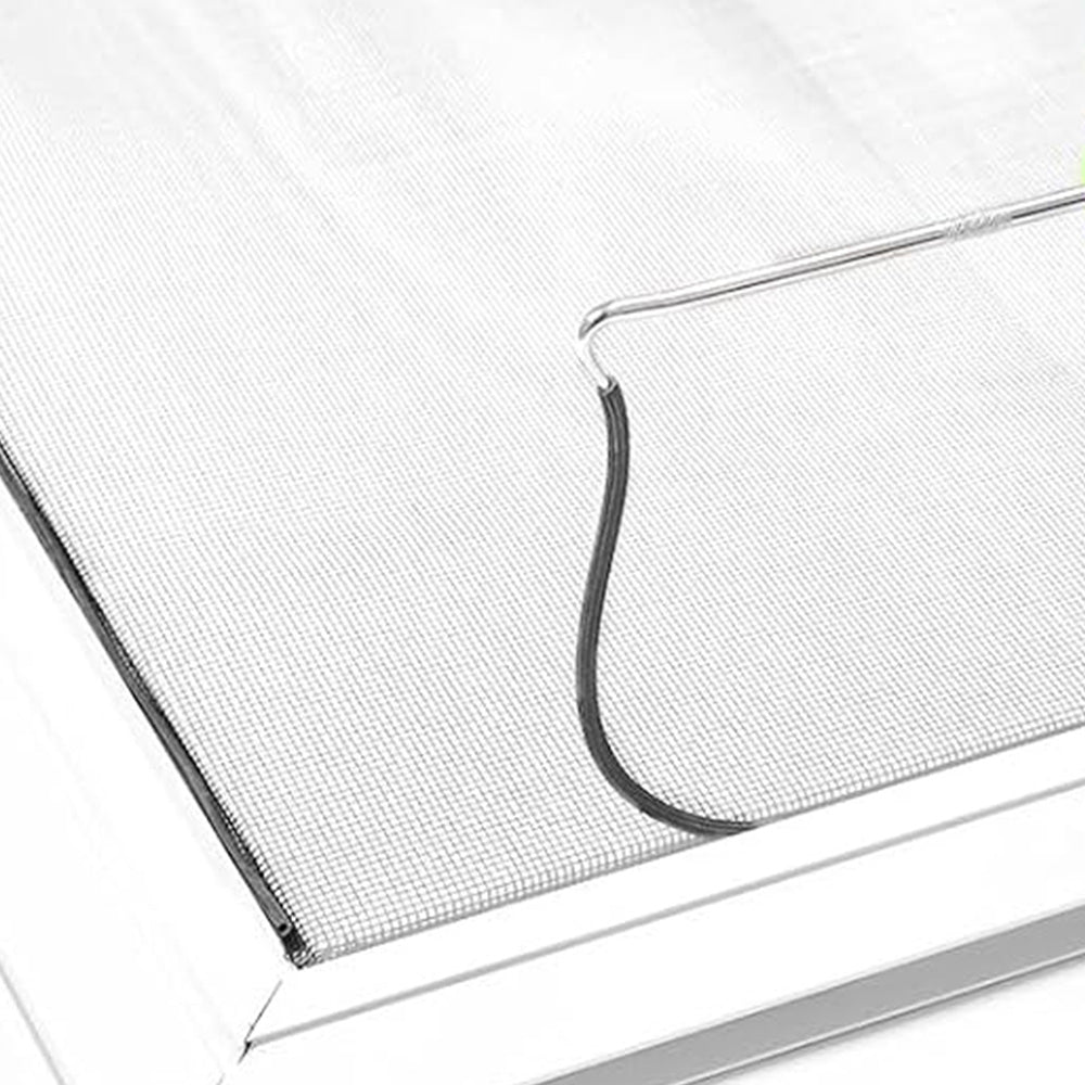 DIY Window Screen Repair Kit Fiberglass Mesh with Tools for Doors Patio Porch