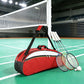 Badminton Bag for 4 to 6 Rackets with Shoe Compartment and Shoulder Strap