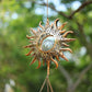 Sun Moon Star LED Solar Metal Wind Chime Outdoor Garden Decor-Sun