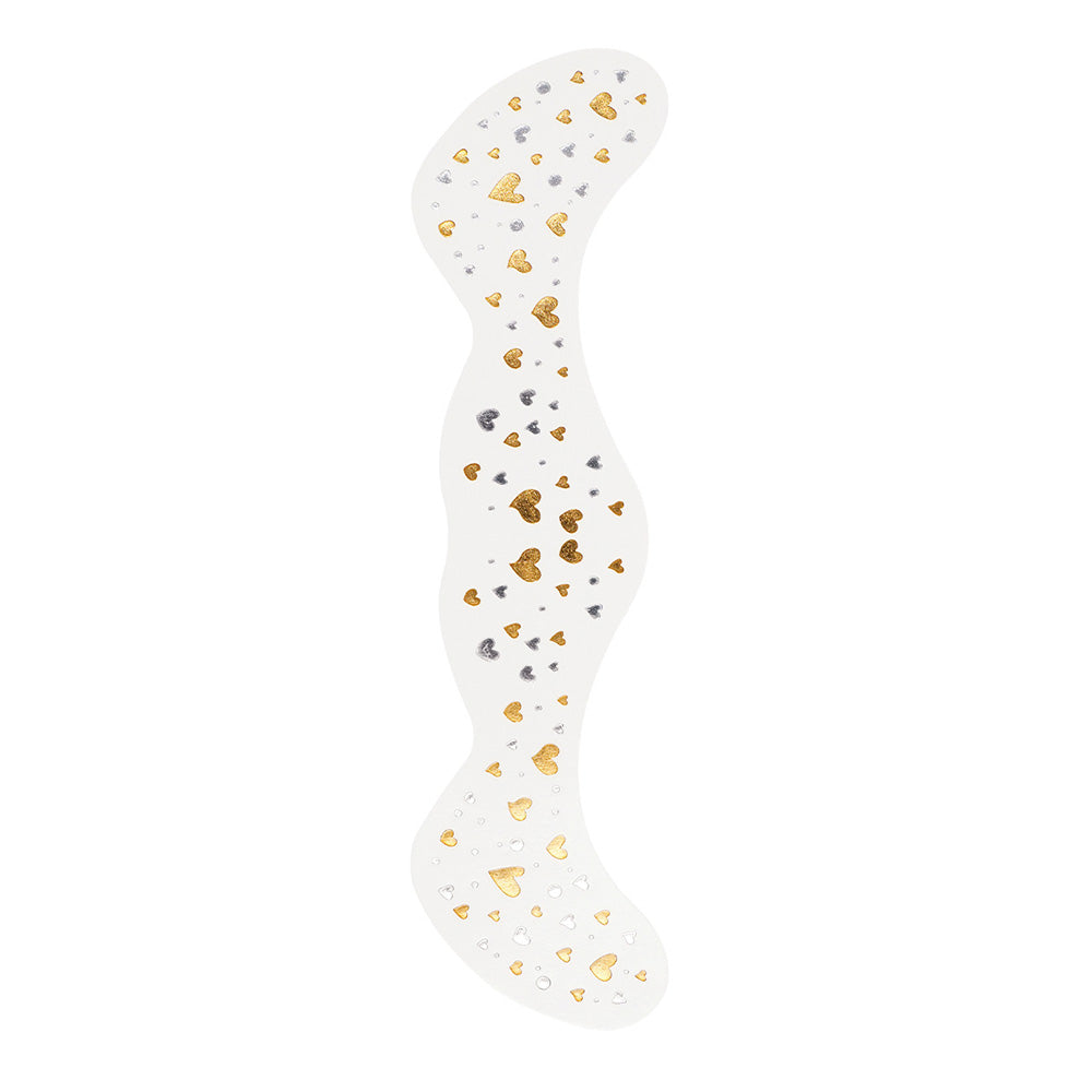 6 PCS Glitter Freckles Face Tattoo Water Resistant Sweat Resistant Gold Transfer Stickers for Party