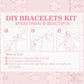 Christmas Advent Calendar DIY Bracelet Charm 24 Days Countdown Calendar Box