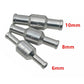2 PCS One Way Non Return Check Valve Aluminum Alloy One Way Check Valve for Fuel Oil Water