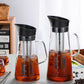 Durable Glass Cold Brew Coffee Maker with Airtight Lid