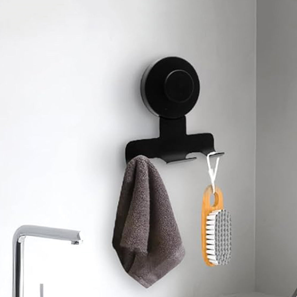 Stainless Steel Suction Cup Razor Holder Wall Mounted Bathroom Shaver Hook