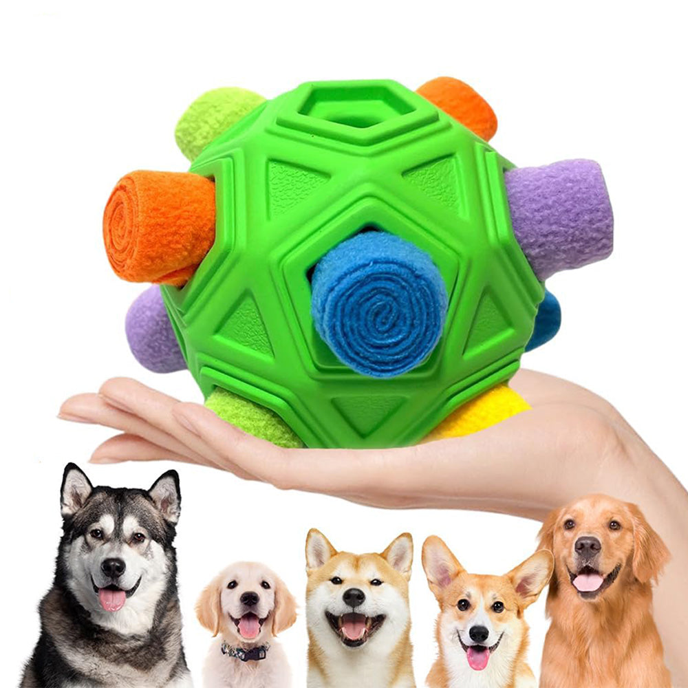 Dog Snuffle Ball Slow Feeder Puzzle Toy for Treats