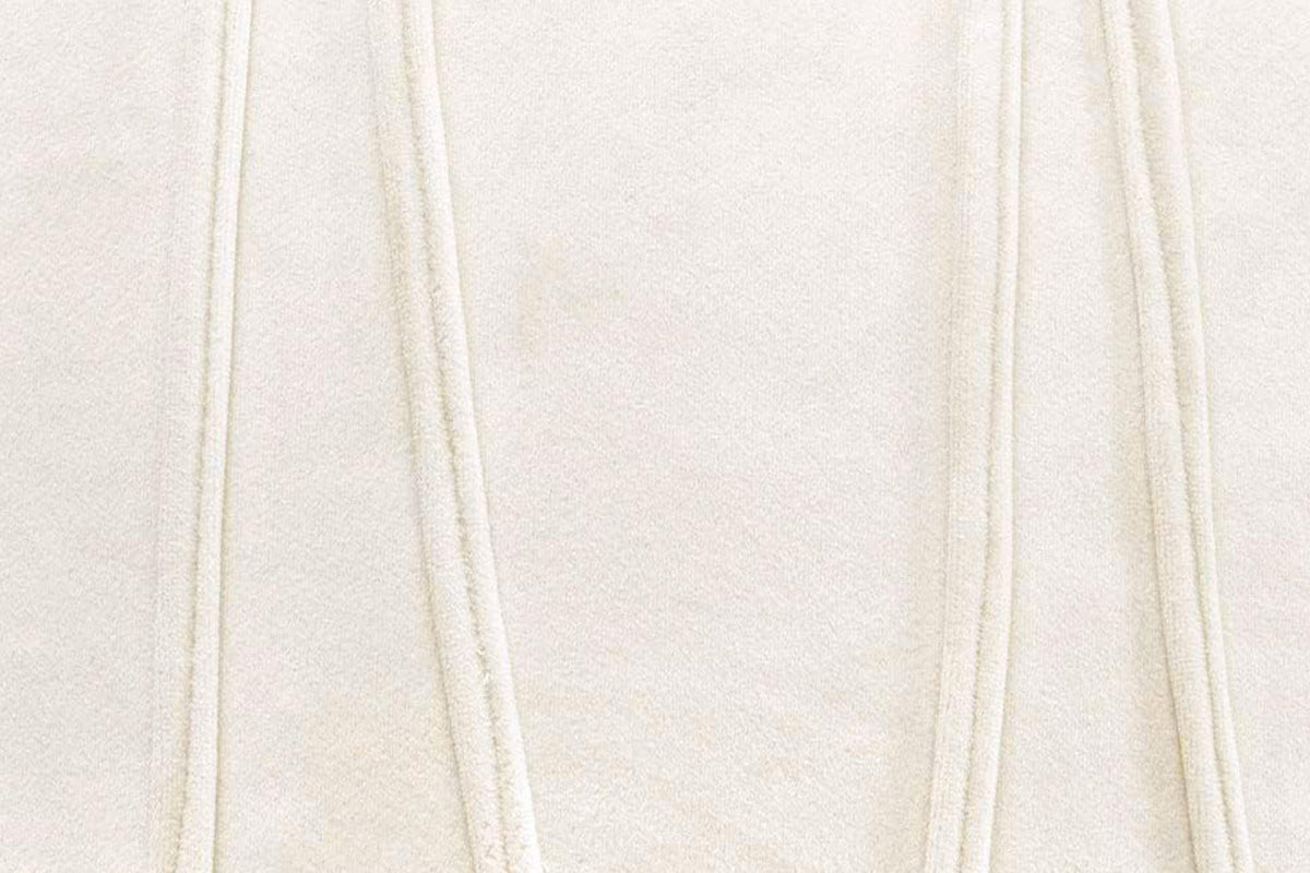 2PCS Velvet Bandage Stripe Cushion Cover Set Throw Pillow Cases for Sofa-Beige