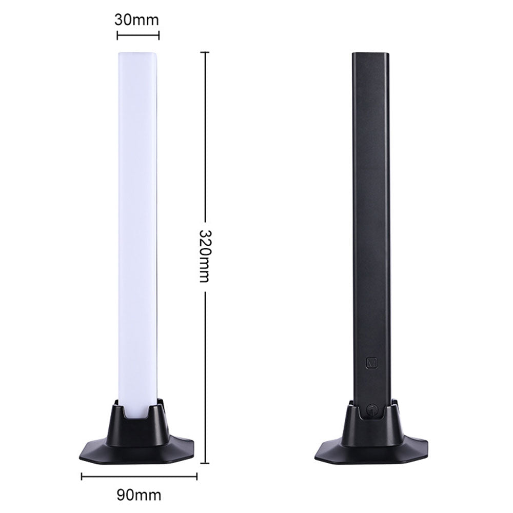 2Pcs Gaming Light Bars Colorful Sound Pickup Lamps RGB Color Changing Atmosphere Lights