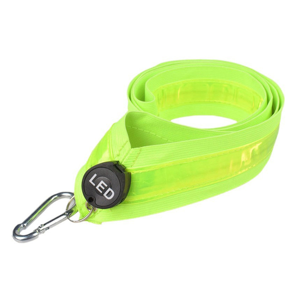 LED Reflective Belt Sash 3 Light Modes Safety Belt Rechargeable Running Gear