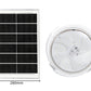 Solar Ceiling Lights Indoor Outdoor Solar Shed Light for Yard Patio Shop Porch