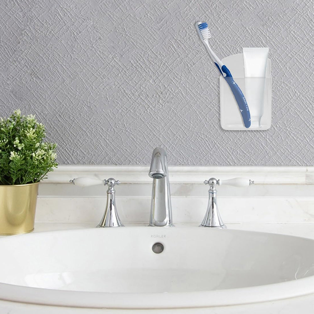 Two Piece Wall Mounted Remote Holder Set