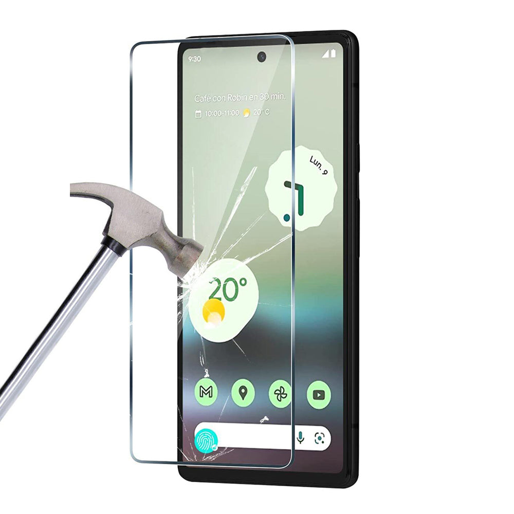 4Pcs Set Tempered Glass Screen Protectors and Camera Lens Protectors Compatible with Google Pixel 6