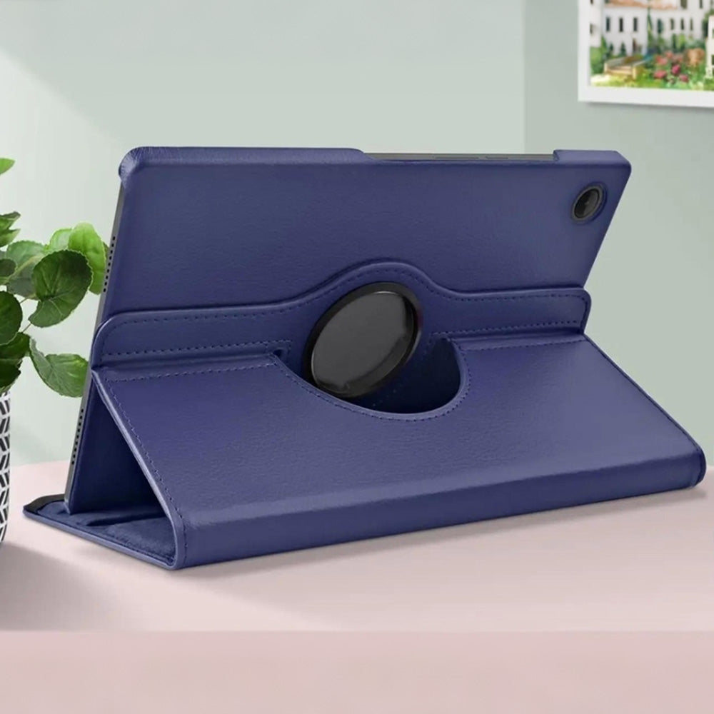 360 Rotating Case for Samsung Tab A9 Plus 11 Inch PU Leather Cover with Stand