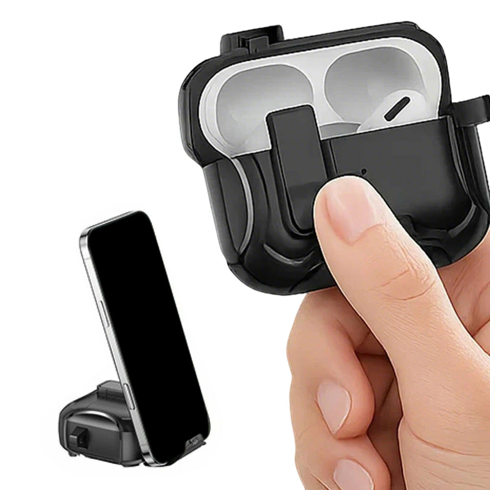 Protective Case For AirPods With Stand Support MagSafe Wireless Charging