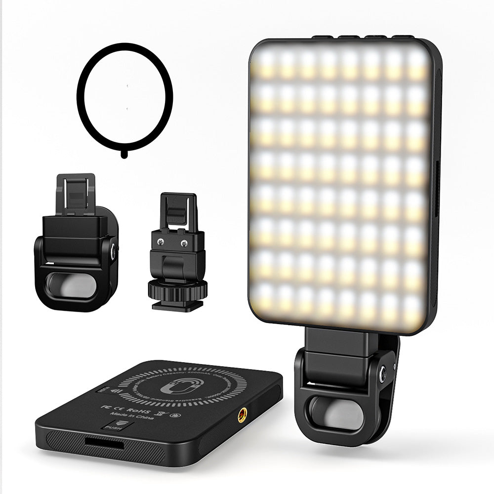 Selfie Light With Clip USB Rechargeable LED Phone Light Photo Light For Selfie Video Live Stream