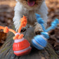 Interactive Dog Ball Toy Electronic Rolling Ball Rope Chew Toy