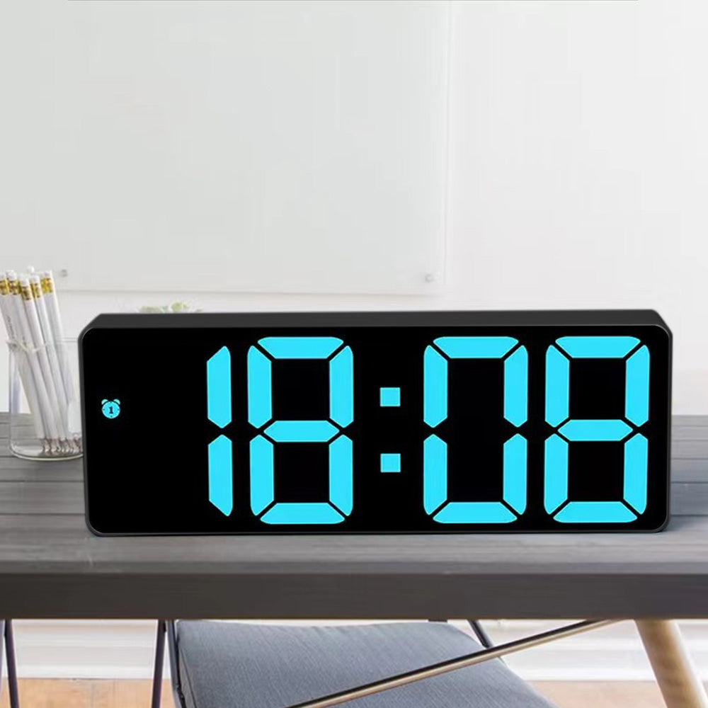 USB LED Digital Desk Alarm Clock with Temperature Date and 3 Alarms