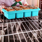 2 Pcs Silicone Freezer Tray With Lid Freezer Food Storage Molds for Soup Sauce Broth