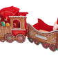 Santa Gift Train Christmas Cardboard Gift Box Present Holder Home Decoration
