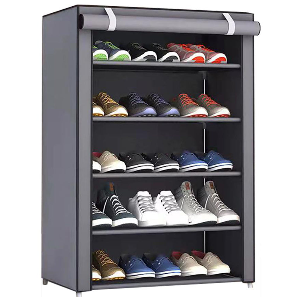 6-Layer Portable Shoe Storage Rack Cabinet
