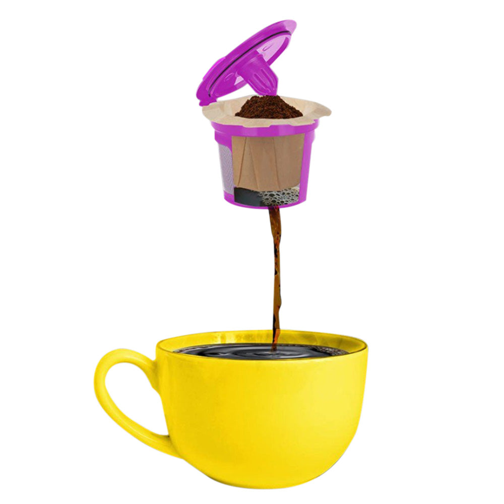 4 Pack Refillable Coffee Pods Compatible with Keurig K Cup Machines
