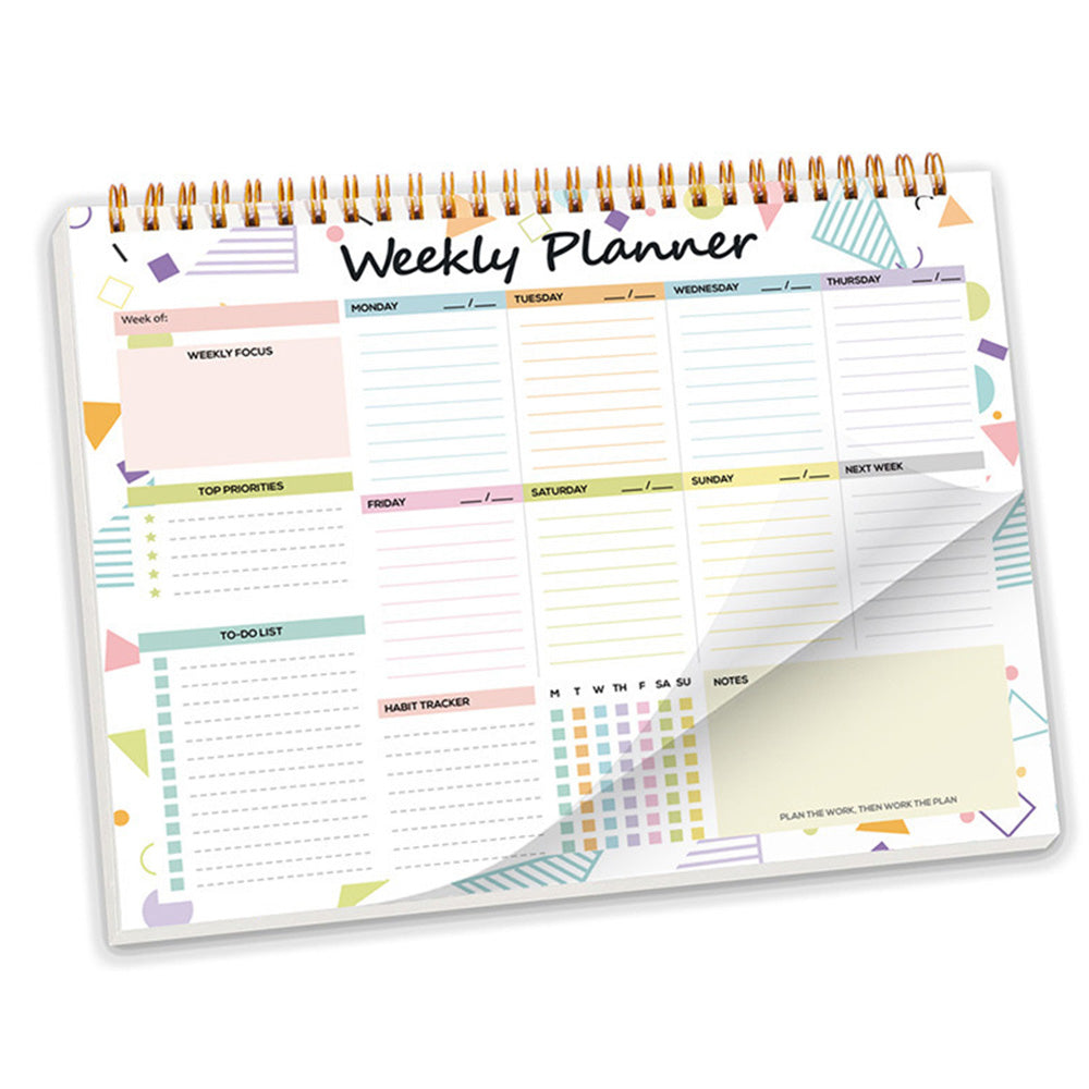 Weekly To Do List Notepad Undated Planner With 52 Sheets Weekly Planner