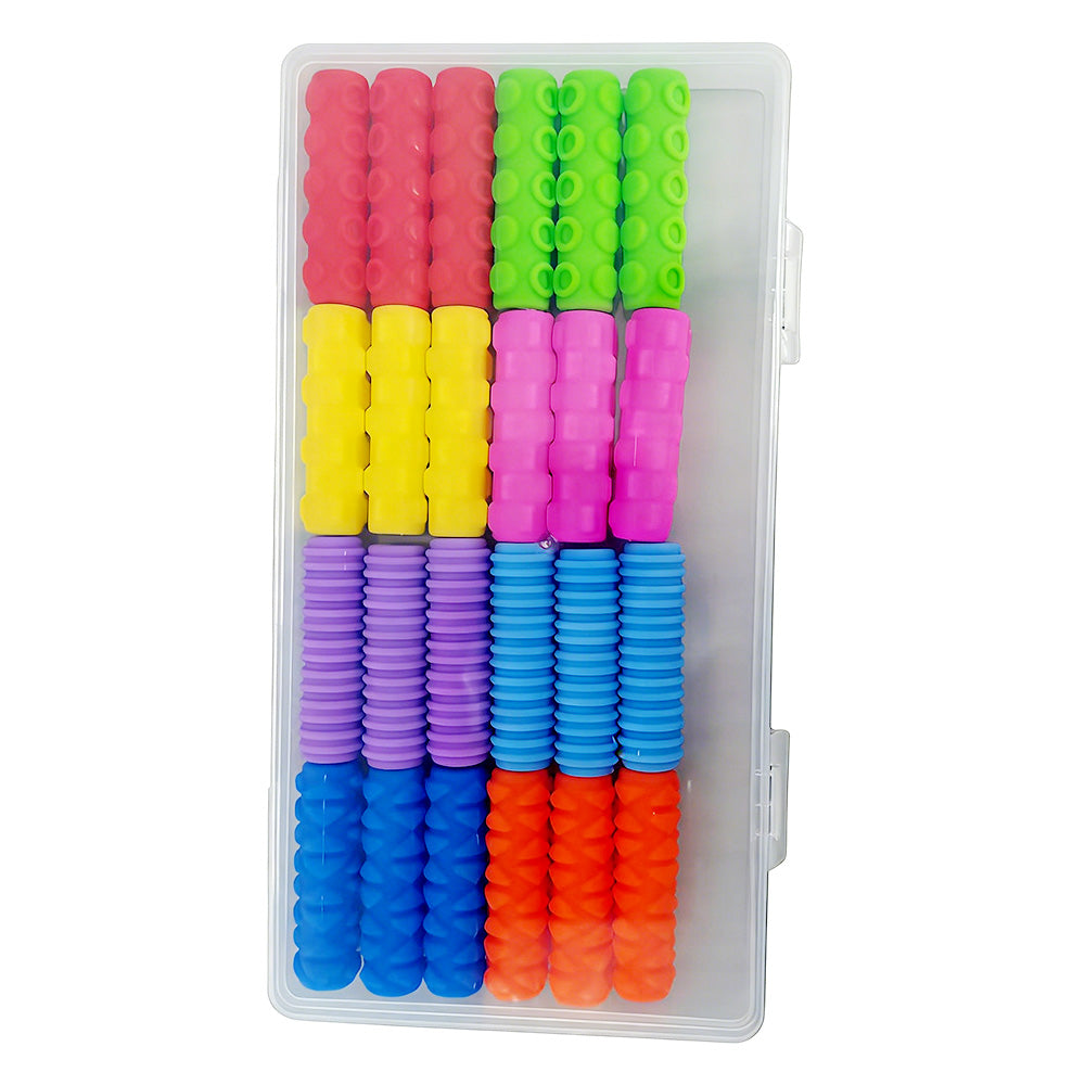 Silicone Textured Sensory Pencil Grip Fidget Toy
