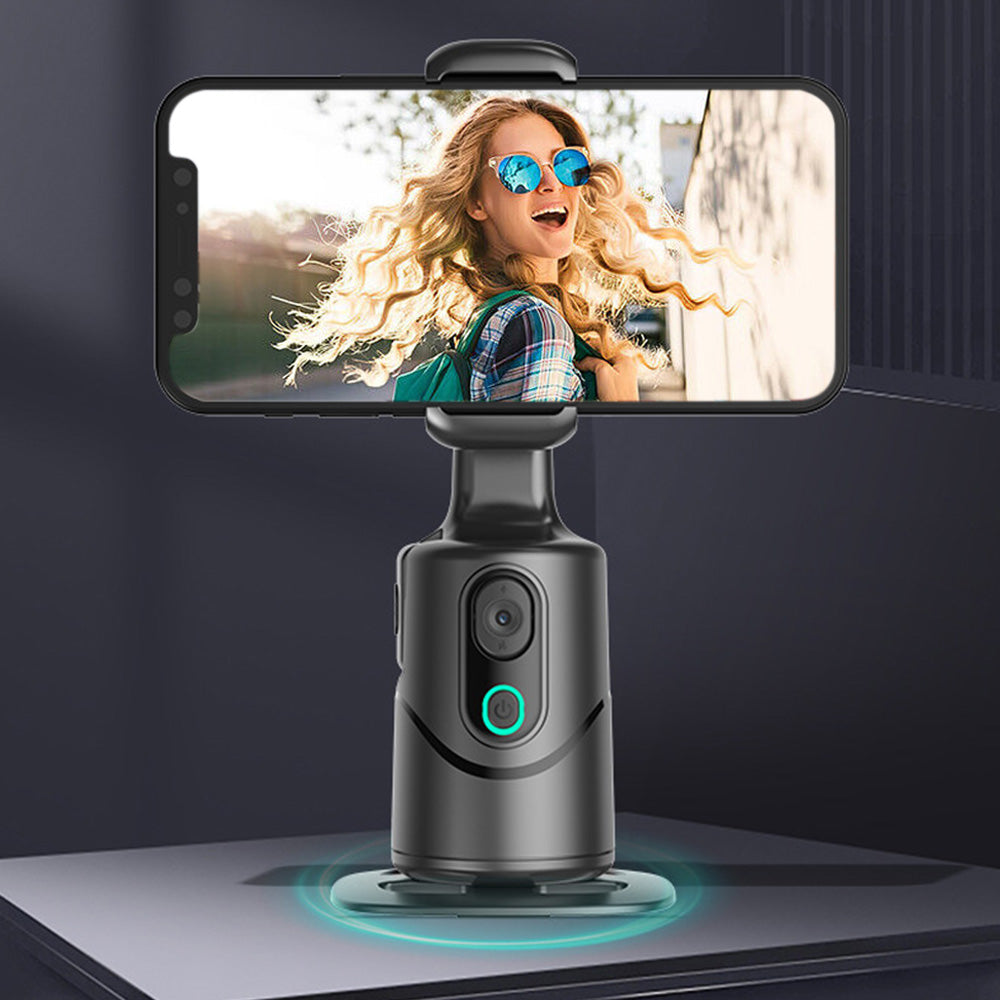 Auto Face Tracking Tripod Phone Stand with Remote Gesture Control for TikTok