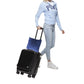2-in-1 Travel Blanket and Pillow with Hand Luggage Belt and Backpack Clip