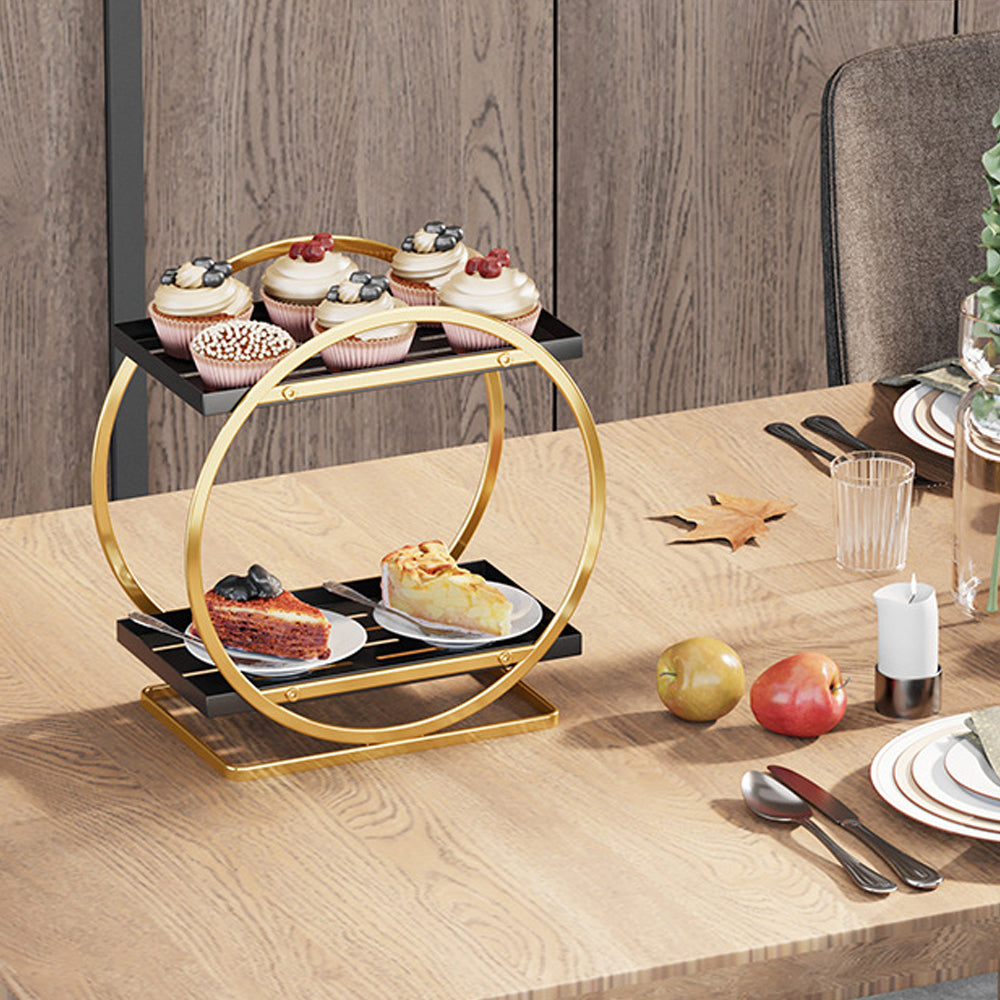 2-Tier Metal Makeup Organizers and Storage