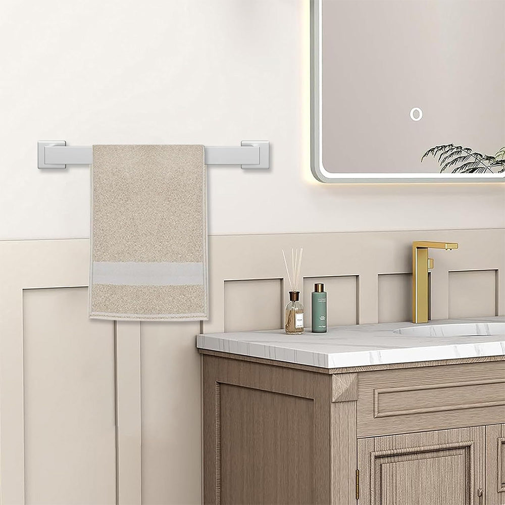5Pcs Bathroom Towel Bar Set Stainless Steel 40cm Wall Mounted Towel Racks